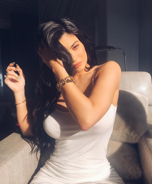 Kylie Jenner goes braless in a white minidress and gets a million likes in  a hour after posting the sH๏τ on Instagram | The Irish Sun