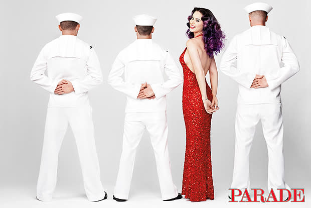Katy Perry celebrates her independence from Russell Brand in sexy red,  white, and blue ensembles