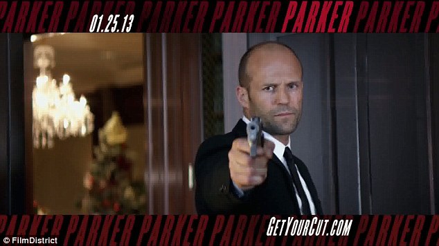 Hands up! Jason Statham stars as a professional thief in crime thriller Parker due for release next year