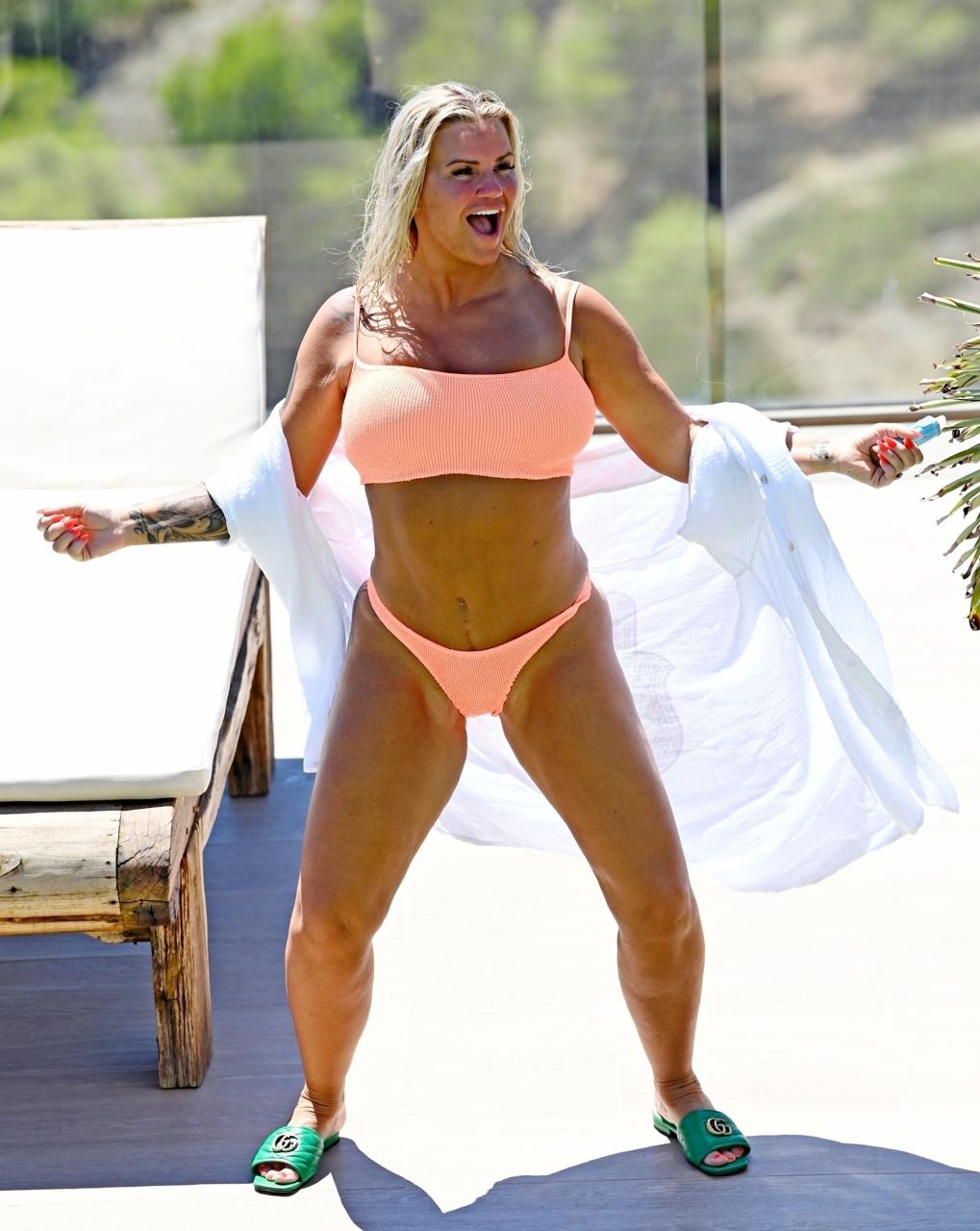 Kerry Katona looked incredible as she showed off her figure on holiday in Marbella
