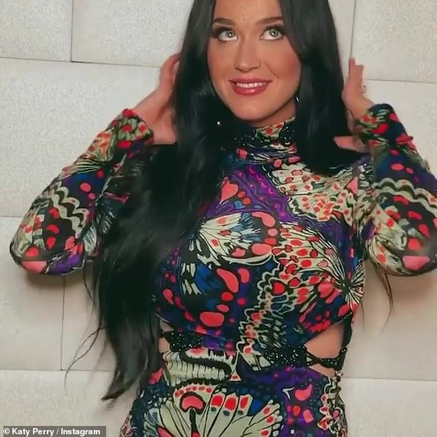 'Mama has the night off': Brunette Katy Perry put on a very Sєxy display on Instagram on Monday as she swapped parenting duties to promote American Idol on Jimmy Kimmel Live