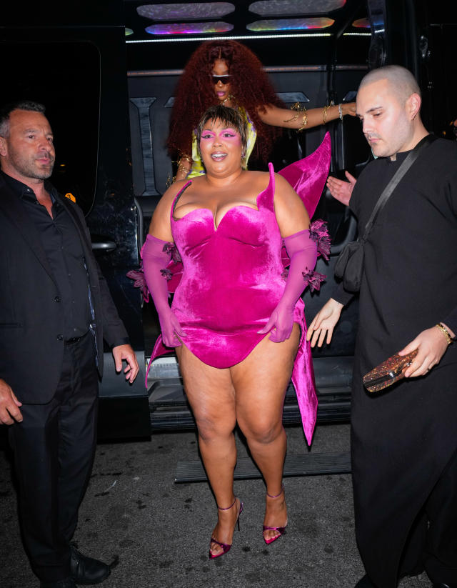 Lizzo Sizzles in Strappy Sandals at Met Gala After Party