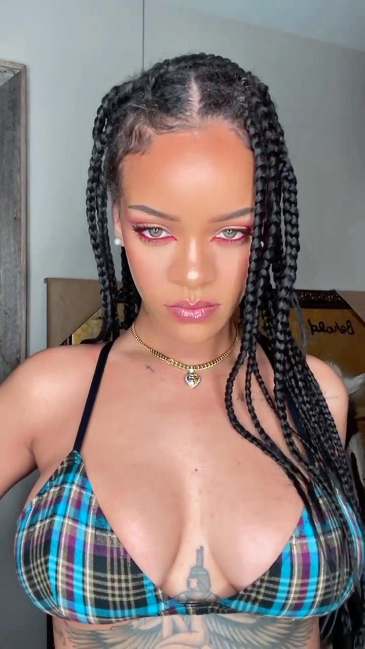 Rihanna, 33, proved the perfect model for her saucy new Savage X Fenty line